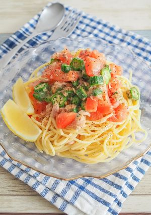 冷製トマトハーブパスタ🍝-レシピのメイン写真