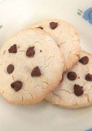 【保育園】米粉のチョコチップクッキー-レシピのメイン写真