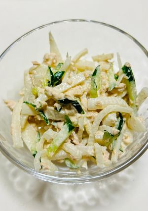 辛味を無くした大根サラダ-レシピのメイン写真