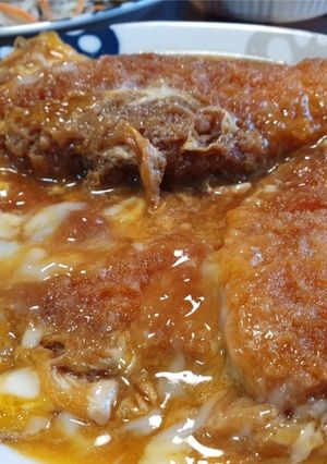 母の味❢白身魚フライの卵とじ-レシピのメイン写真