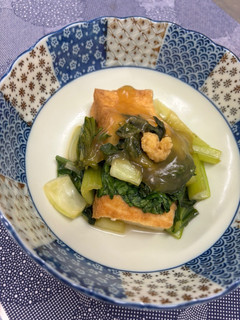 チンゲン菜と厚揚げあんかけ by 草津市-レシピのメイン写真