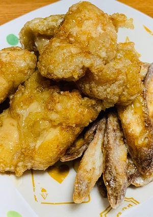 甘辛でおいし〜い♡チキンチキンごぼう-レシピのメイン写真