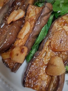 ナスのニンニク焼き~♪-レシピのメイン写真