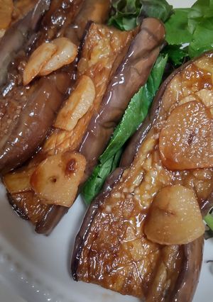 ナスのニンニク焼き～♪-レシピのメイン写真
