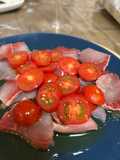 おつまみやおもてなしに！トマトのカルパッチョ