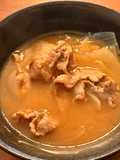 豚肉と玉ねぎだけ♪簡単豚汁！