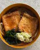 レンチンだけ♪で作るキツネうどん