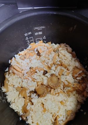 ヨウサマの減塩ホタテ貝柱混ぜご飯-レシピのメイン写真