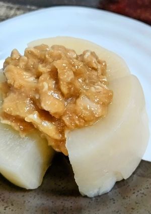 豚みそふろふき大根(ホットクック使用)-レシピのメイン写真
