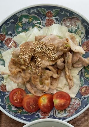 豚肉のごま醤油焼き【健康推進課】-レシピのメイン写真