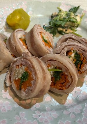 豚バラ肉の野菜巻き-レシピのメイン写真