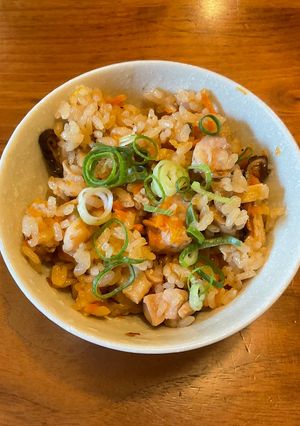 ネギ炊き込みご飯-レシピのメイン写真