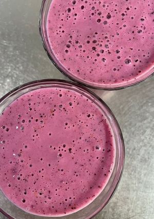【スムージー】キウイ豆腐ミックスベリー-レシピのメイン写真