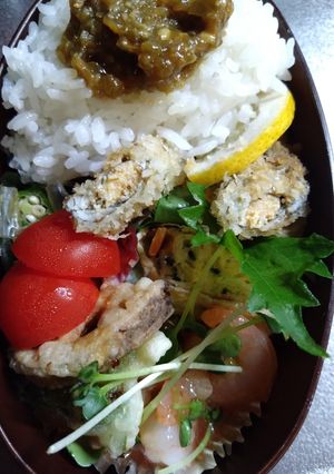 本日のお弁当♪9/6エビチリ-レシピのメイン写真