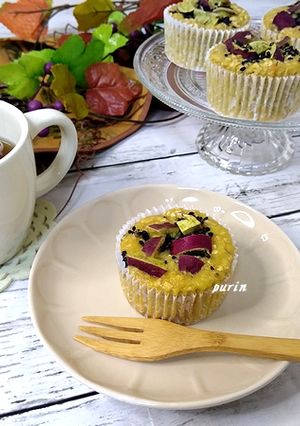 さつま芋のオートミールマフィン-レシピのメイン写真