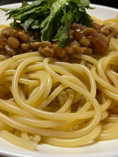 大葉納豆パスタ-レシピのメイン写真