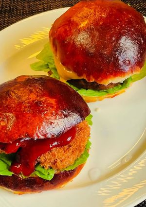 ハンバーガー-レシピのメイン写真