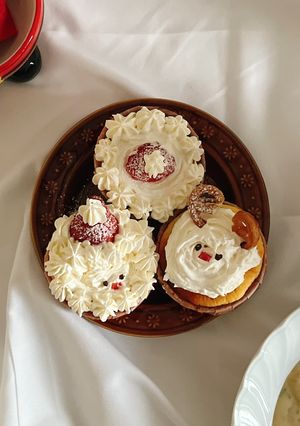 ベイクドチーズカップケーキ　Xmas🎅🧁-レシピのメイン写真