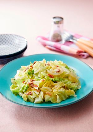 レンジで簡単！アンチョビキャベツ-レシピのメイン写真