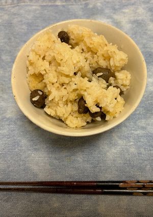 むかごの炊き込みご飯-レシピのメイン写真