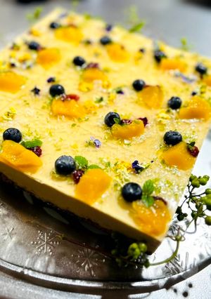 簡単でも本格レモン香るレアチーズケーキ-レシピのメイン写真
