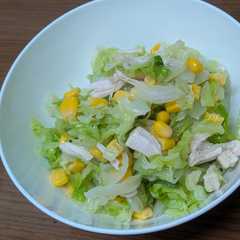 รูปของ 鶏肉とキャベツのさっぱりサラダ