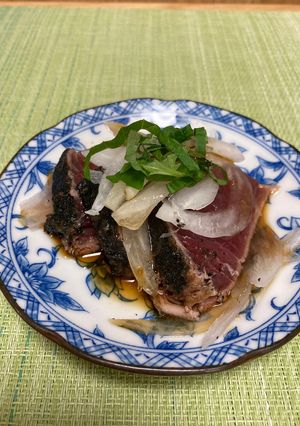 新玉ねぎと青じそで♪カツオのたたき-レシピのメイン写真