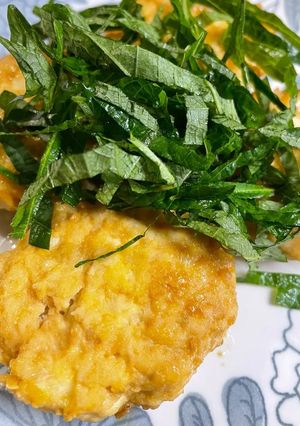 高野豆腐でかさ増しチキン和バーグ-レシピのメイン写真