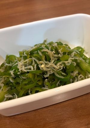 ピーマンとじゃこの常備菜-レシピのメイン写真