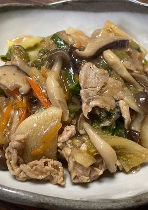 きのこたっぷり五目あんかけご飯-レシピのメイン写真