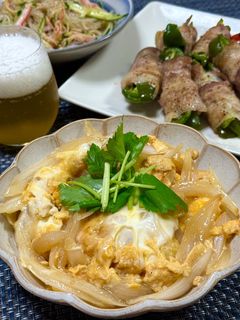 新玉ねぎと豆腐の卵とじ♪-レシピのメイン写真