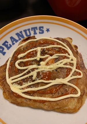 ひき肉でトマトとツナの洋風お好み焼き-レシピのメイン写真