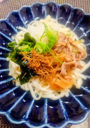 鬼おろしでさっぱり♡ぶっかけ肉うどん-レシピのメイン写真