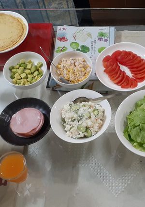 ホットケーキミックスでお食事クレープ-レシピのメイン写真