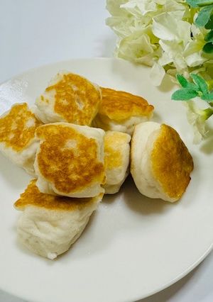 洗い物無☆モミモミ生地で切りっぱなしパン-レシピのメイン写真