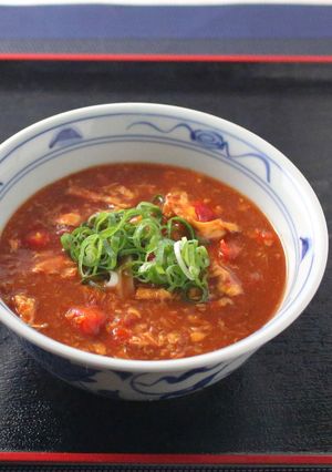 丸亀期間限定! トマたまカレーうどん♪-レシピのメイン写真