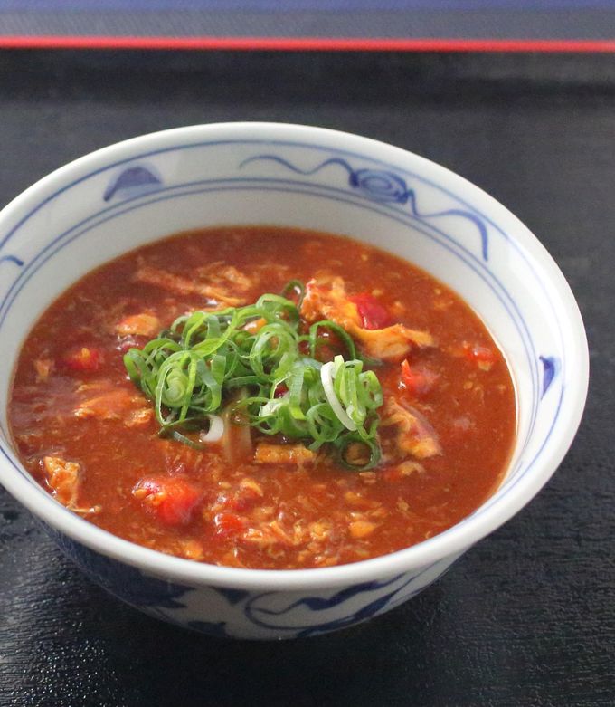丸亀期間限定！　トマたまカレーうどん♪-レシピのメイン写真