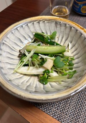 大和芋とキュウリの梅肉サラダ-レシピのメイン写真