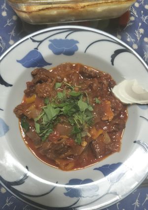 家計に優しい💕牛すじのトマト煮込み-レシピのメイン写真