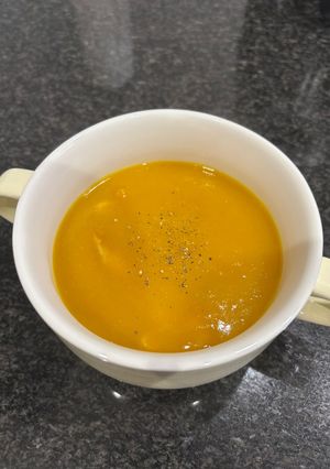 牛乳なし!簡単カボチャポタージュ-レシピのメイン写真