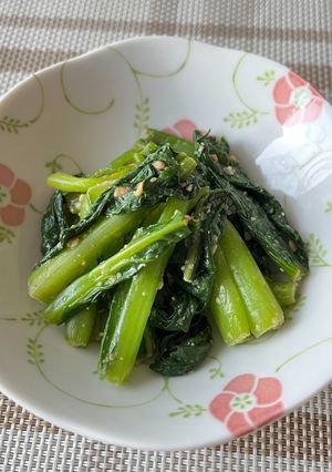 小松菜の生姜醤油和え-レシピのメイン写真
