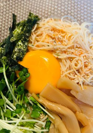 ピリ辛、冷やし油そば風そうめん-レシピのメイン写真