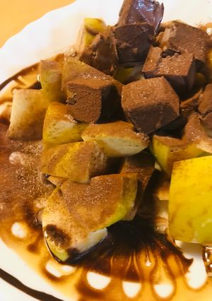 毎日のリンゴ●チョコアイス&ココア-レシピのメイン写真