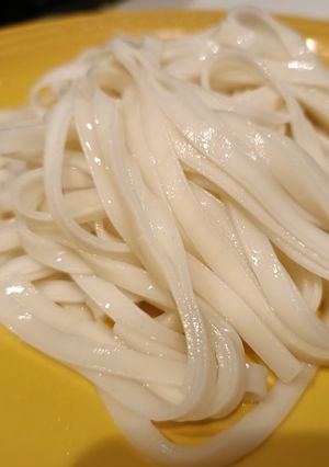 電子レンジで乾麺！うどん編-レシピのメイン写真