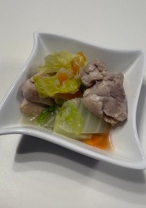 鶏肉と白菜の煮物☆白菜大量消費！-レシピのメイン写真