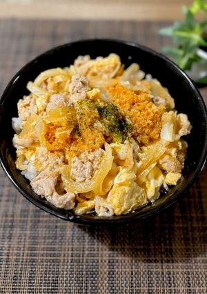 他人丼とパン粉でカツ丼もどき-レシピのメイン写真