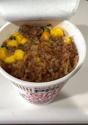 カップヌードル　フライドオニオン味-レシピのメイン写真