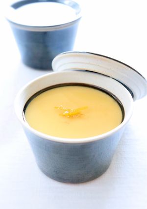 シンプルに【帆立の茶碗蒸し(柚子あん)】-レシピのメイン写真