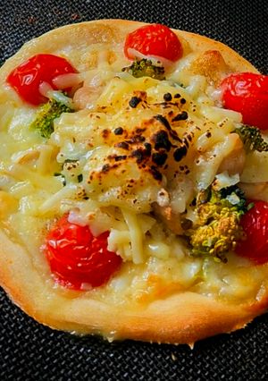 炙りチーズの舞茸ピザ-レシピのメイン写真