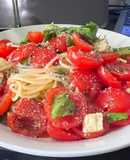夏の絶品パスタ　クルダイオーラ